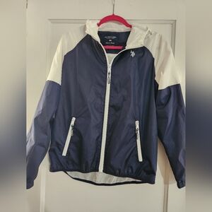 Womens Navy and White Jacket